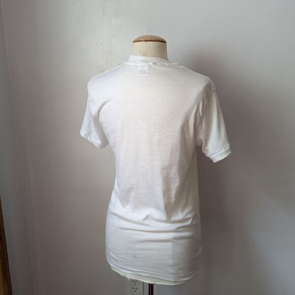 Vintage single-stitch handpainted Minnie Mouse with Hearts T-shirt Size M - Picture 6 of 9